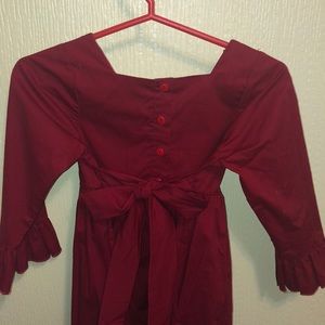 Addie Renee Dresses Nativity Smocked Holidays Red Lace Dress Poshmark